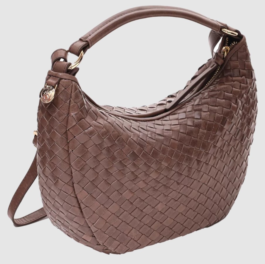 Adax Salerno Shoulder Bag Marlin, Taupe