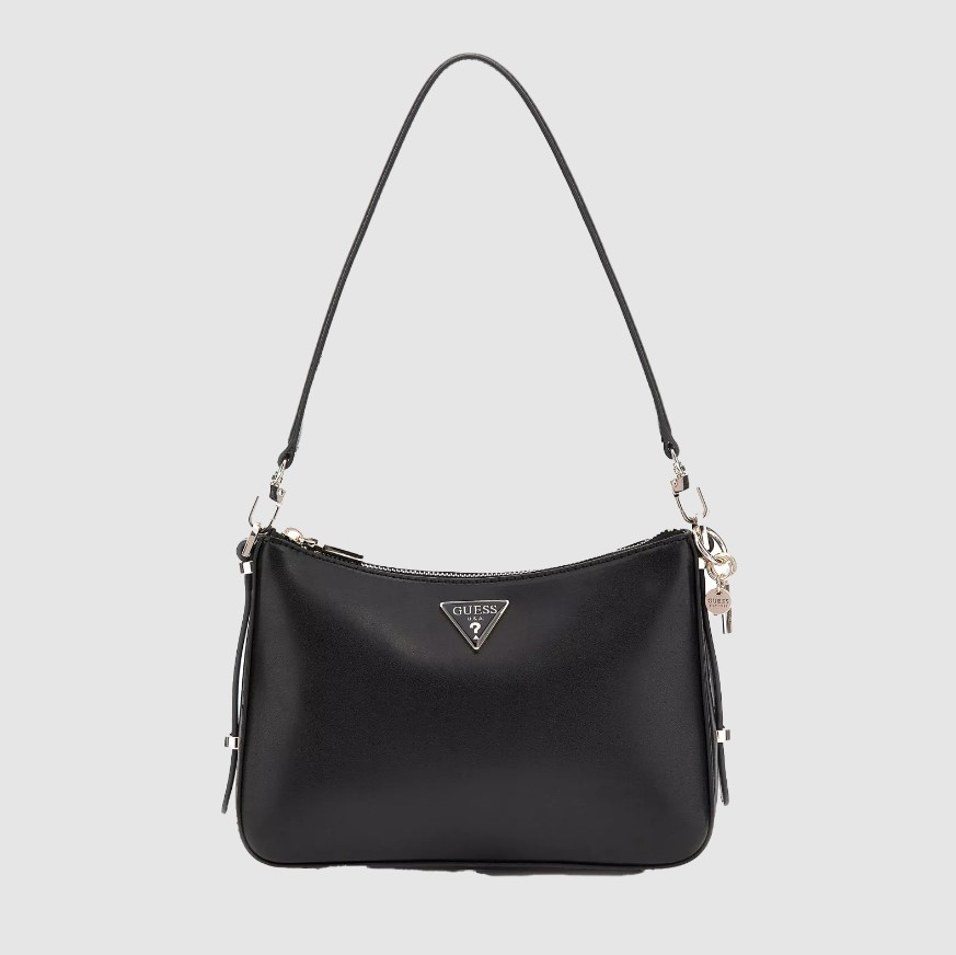 Guess Daryna Top Zip Shoulder Bag, Black