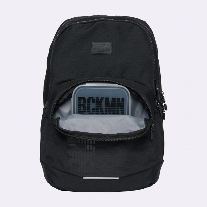  Beckmann Skolesekk Sports Junior 30L, Black Bold