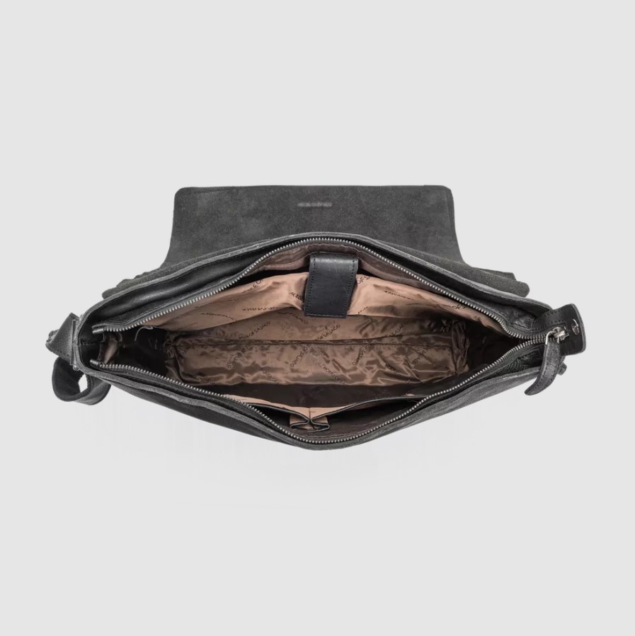 House of Sajaco Flap Bag, Svart