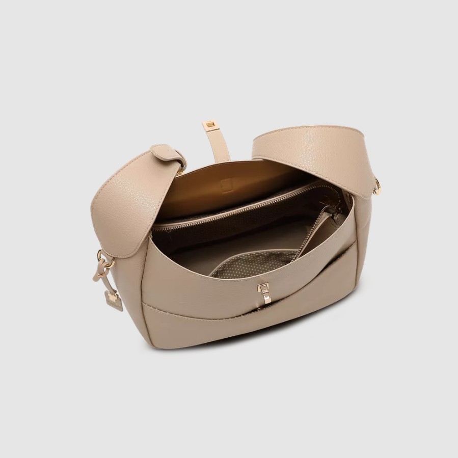 Lycke Shoulder Bag Kragerø, Beige