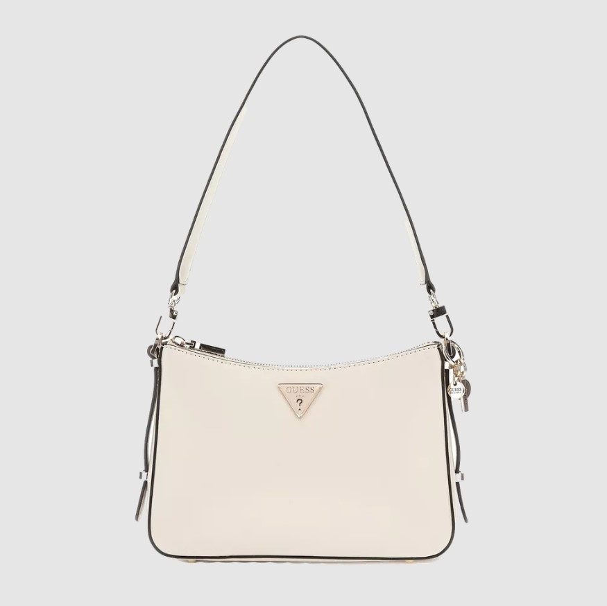 Guess Daryna Top Zip Shoulder Bag, Bone