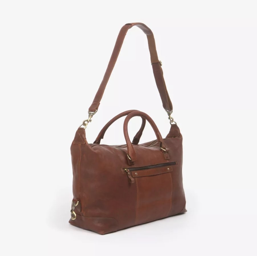 House of Sajaco  Weekend Bag, Cognac