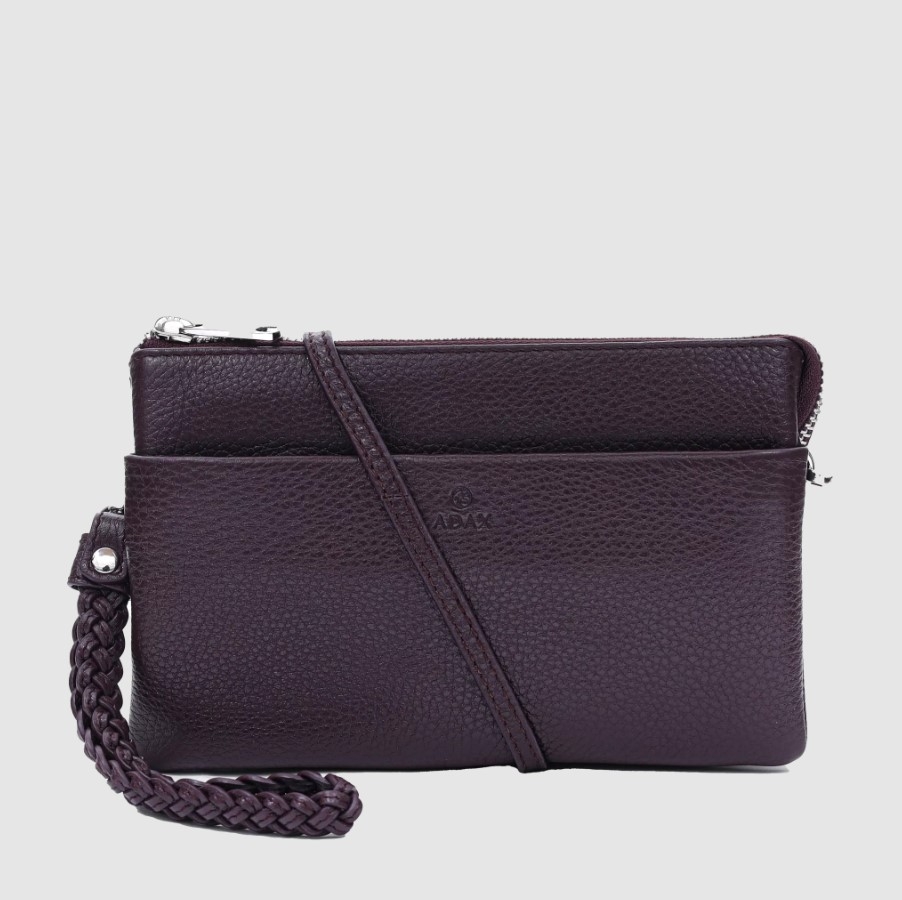 Adax Cormorano Combi Clutch Nellie, Burgundy