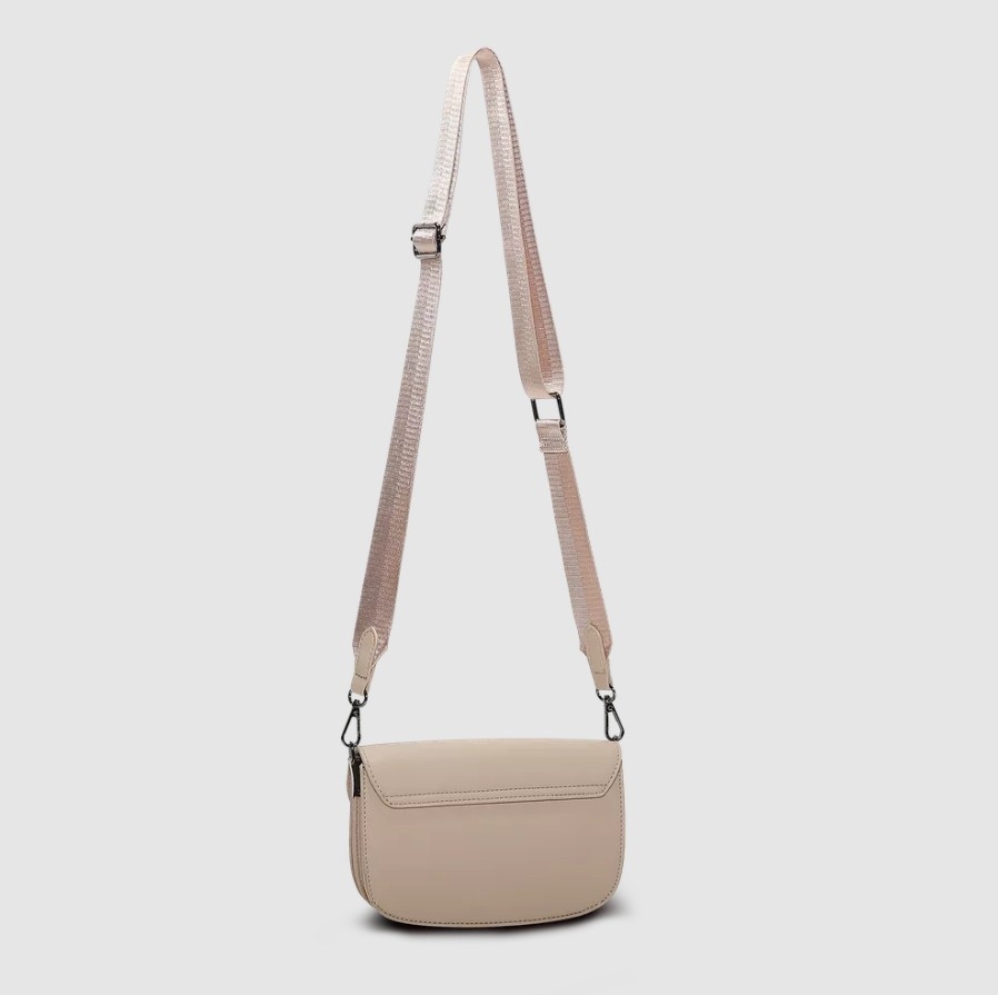 Lycke Flap Bag Levanger, Beige