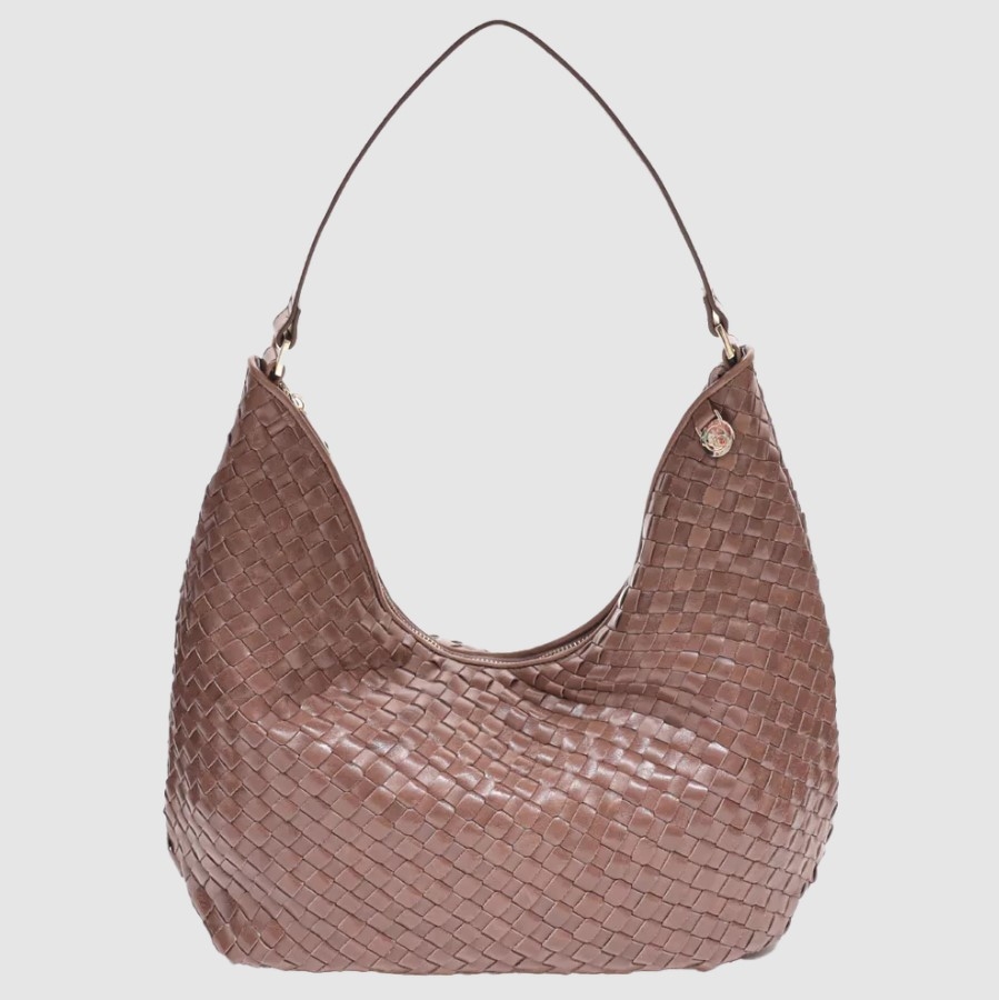 Adax Salerno Shoulder Bag Mindy, Taupe