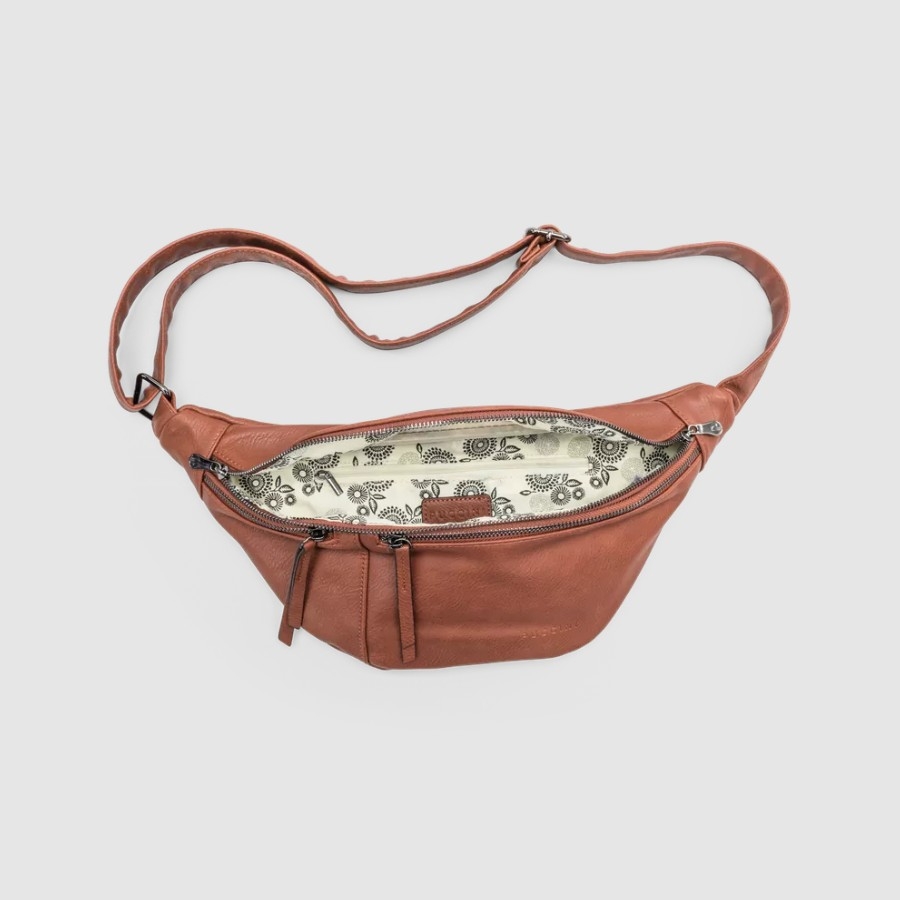 Puccini Sling Bag Donna, Cognac