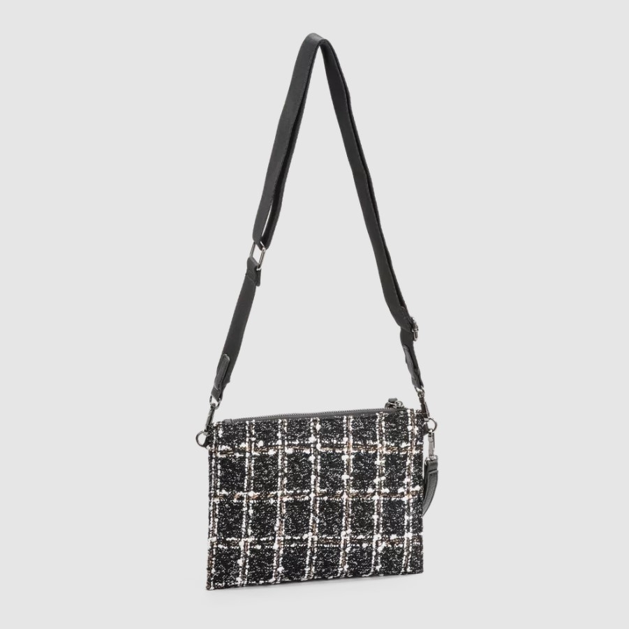 Lycke  Clutch Veske Sortland, Blackpattern