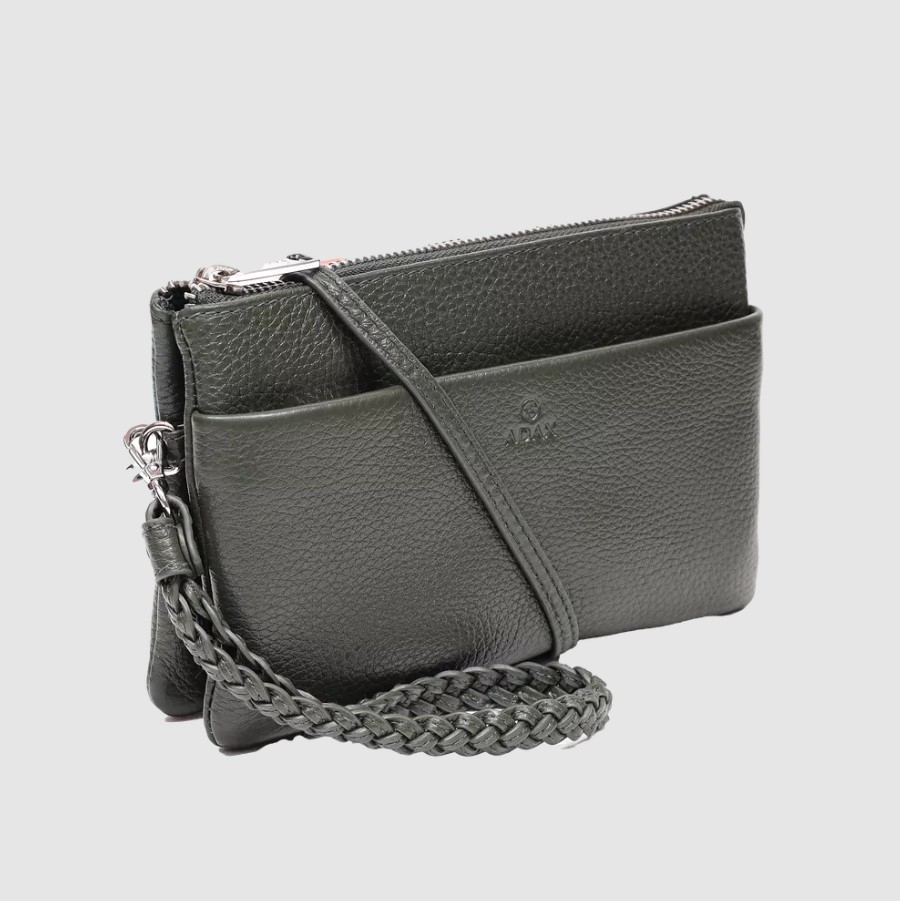 Adax Cormorano Combi Clutch Nellie, Leaf Green