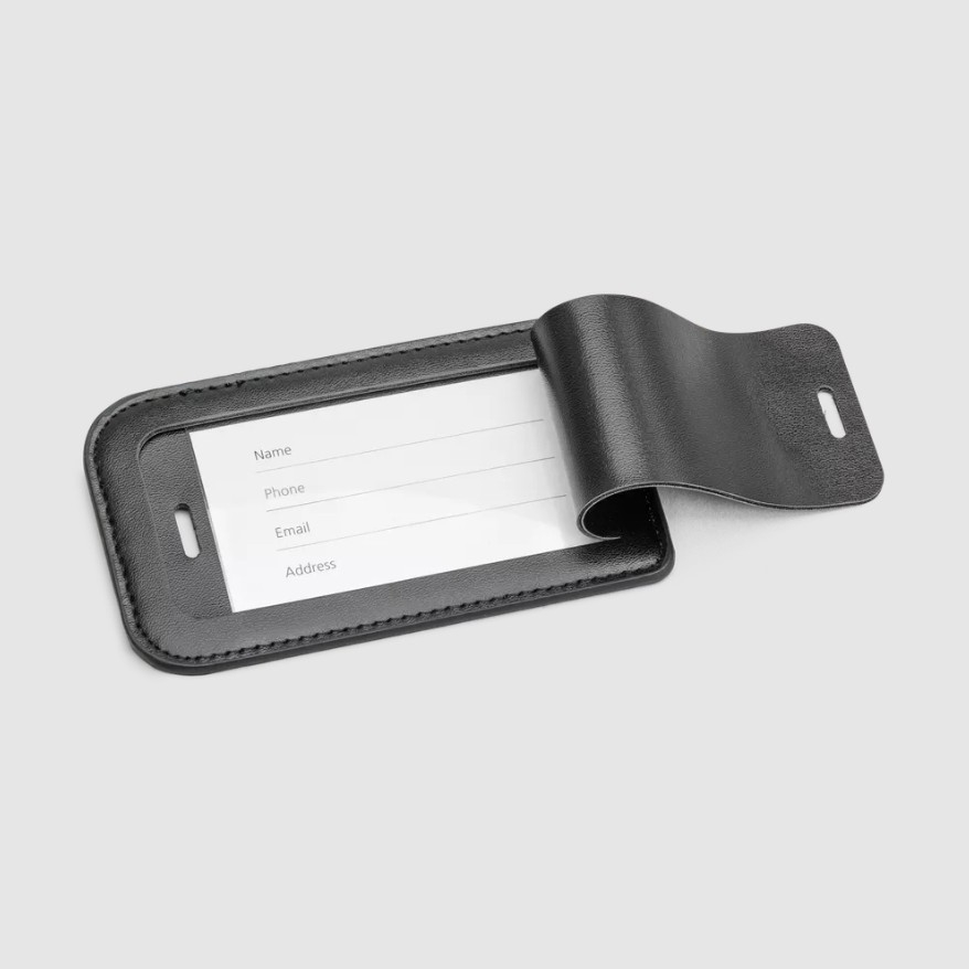 North Pioneer Luggagetag With Flap, Svart