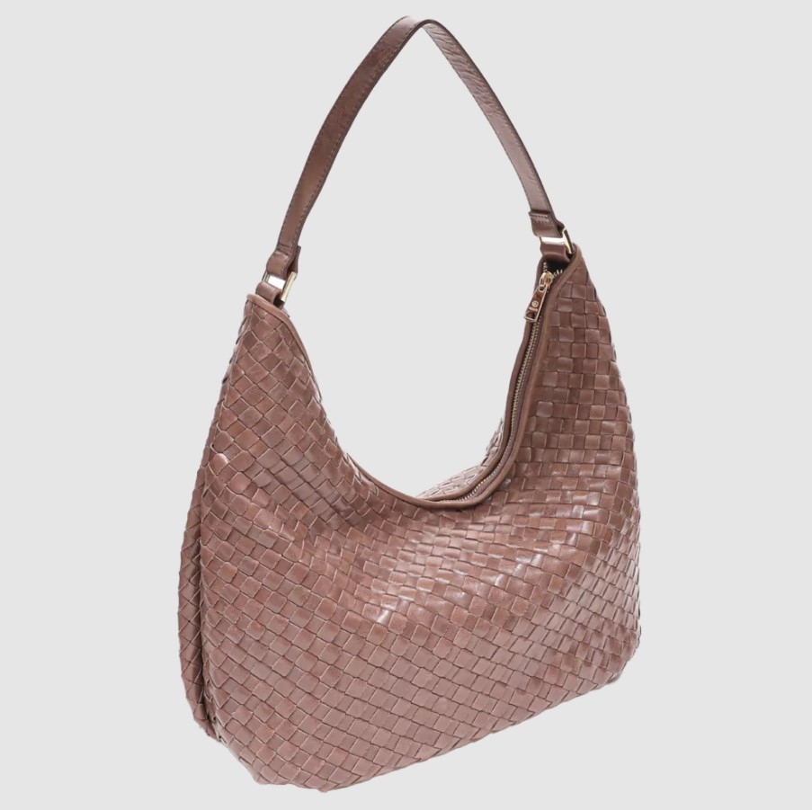 Adax Salerno Shoulder Bag Mindy, Taupe