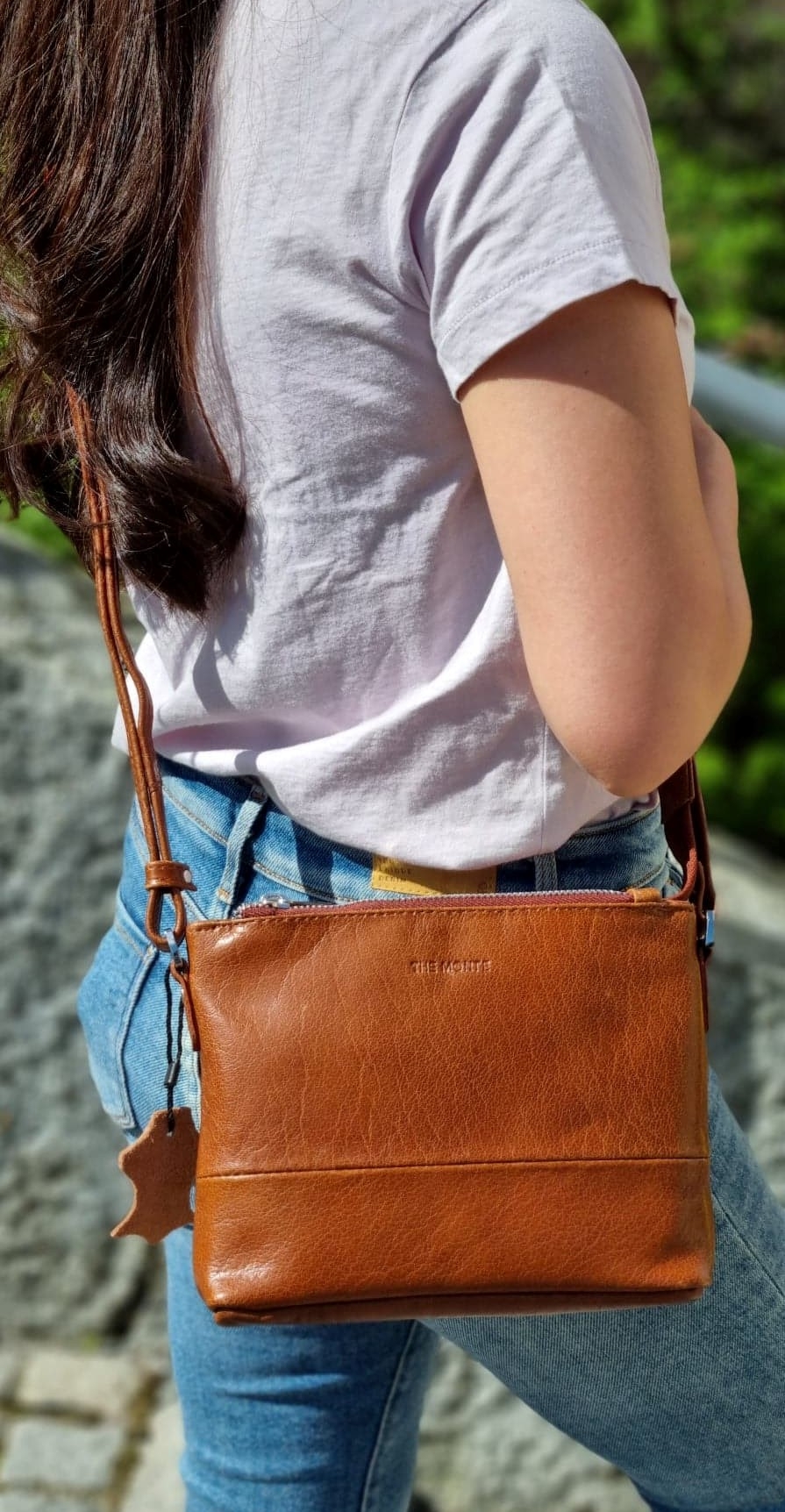 The Monte Crossover Skinnveske, cognac