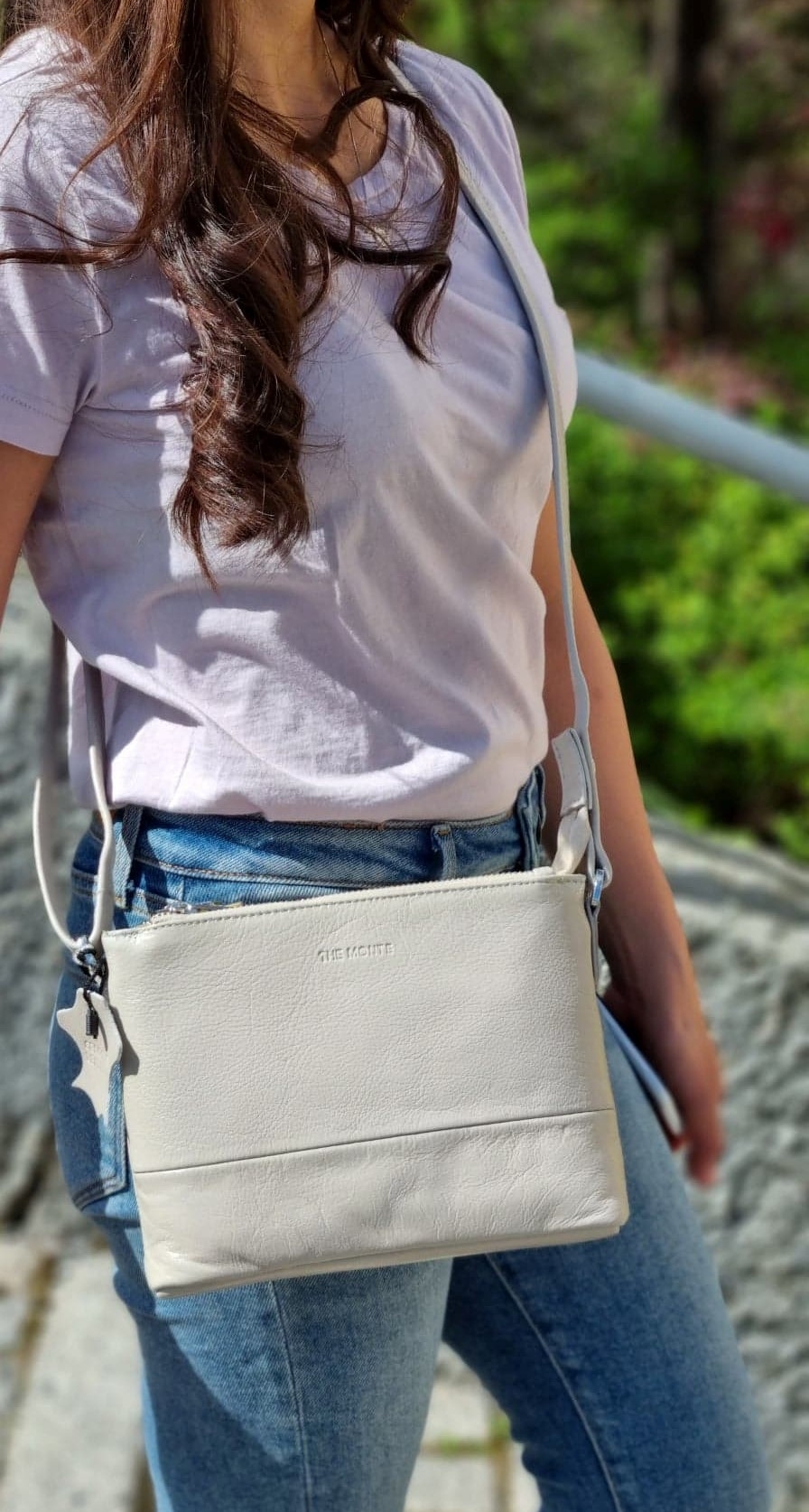 The Monte Crossover Skinnveske, beige