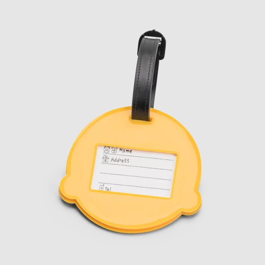 North Pioneer Luggagetag Emoji Smile, Yelow