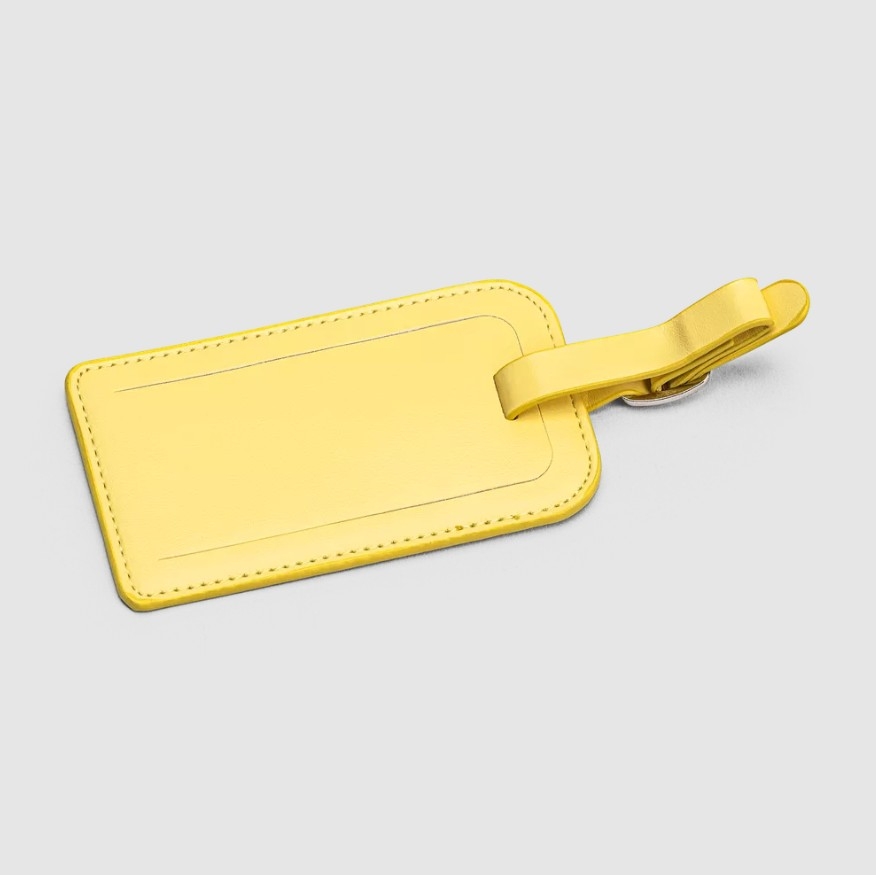 North Pioneer Luggagetag With Flap, Gul