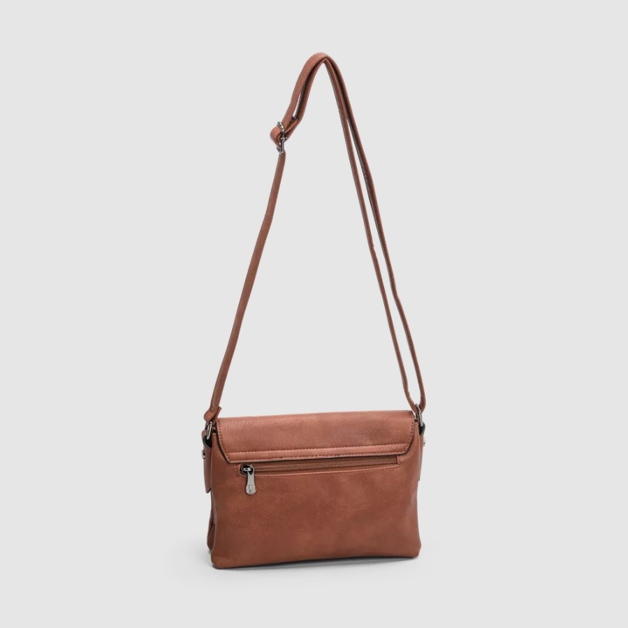Puccini Flapbag Donna, Cognac