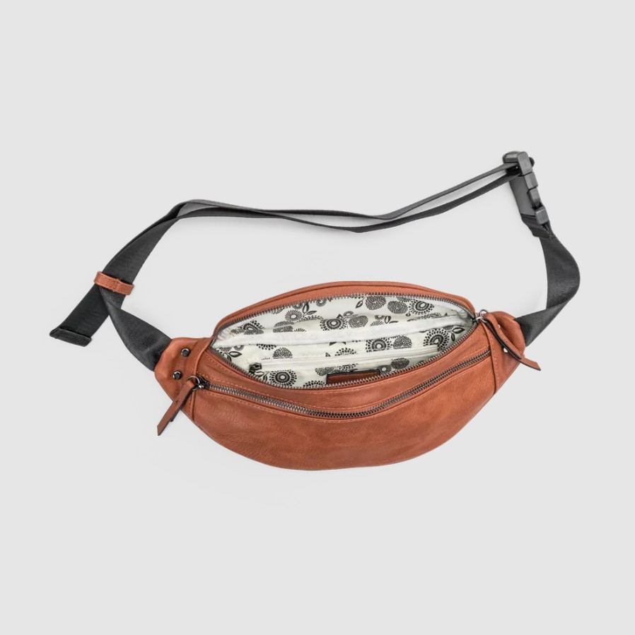 Puccini Waist Bag Donna, Cognac