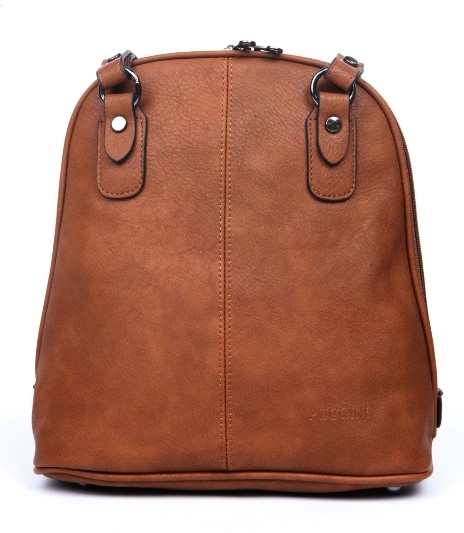 Puccini Combi Backpack Donna, Cognac