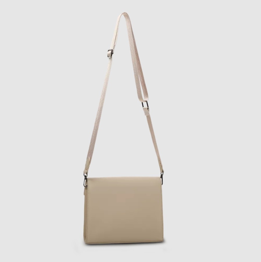 Lycke Flap Bag Levanger, Beige