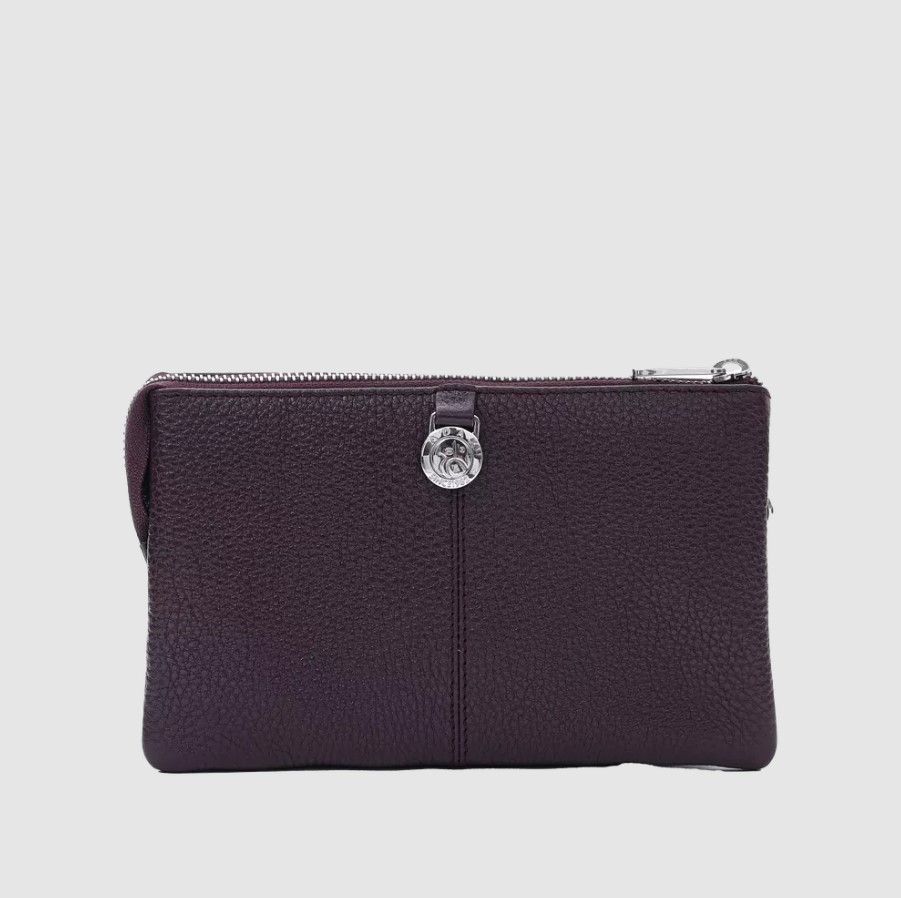 Adax Cormorano Combi Clutch Nellie, Burgundy