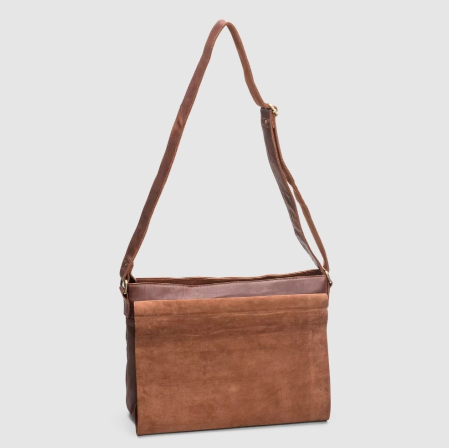 House of Sajaco Flap Bag, Cognac