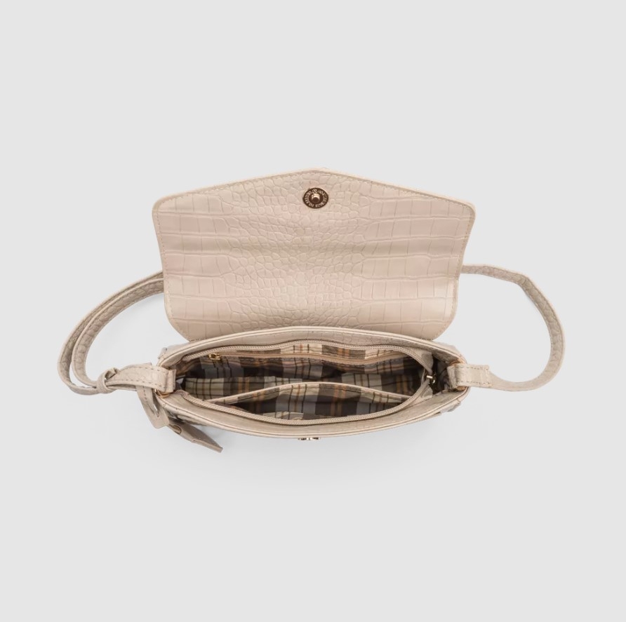 Lycke Flap Bag Skjeberg, Beige